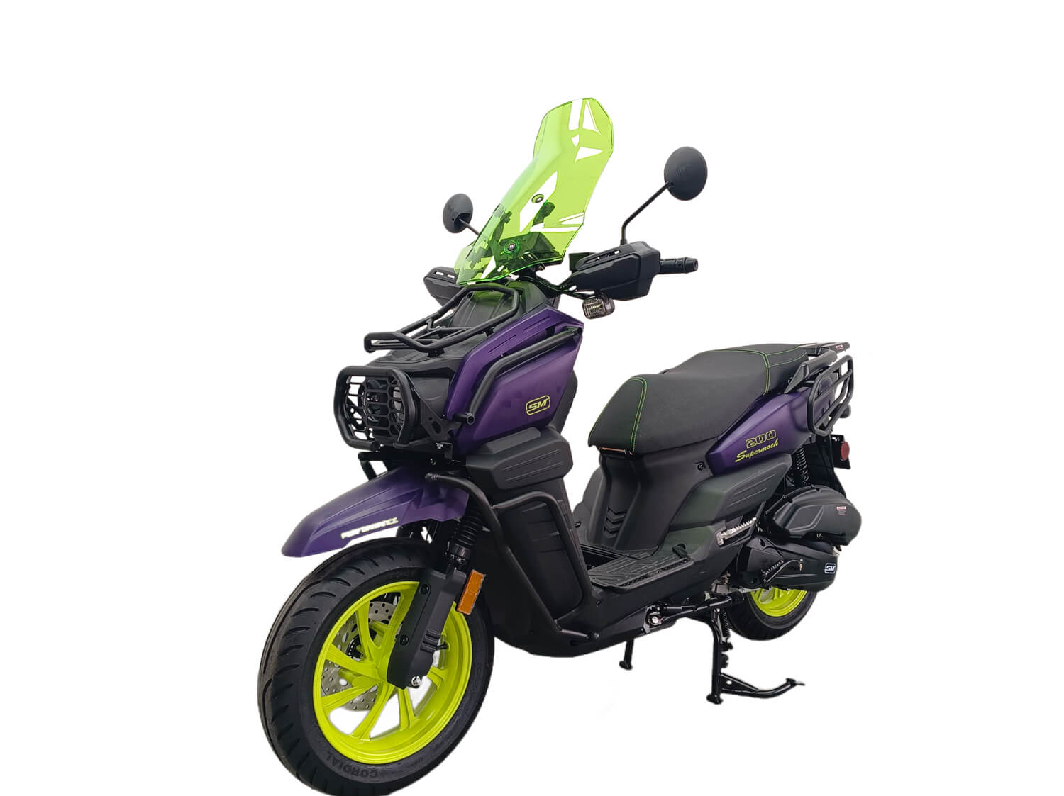 MP200-TANK-CARB-13-PINK-01 TANK 200 scooter for sale in Baltimore MD – black and purple automatic scooter